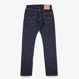 Iron Heart 634s 16oz Slubby Selvedge Jeans Classic Straight IH 634s SLB flat backside
