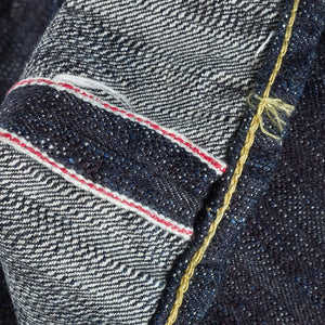 Iron Heart 634s 16oz Slubby Selvedge Jeans Classic Straight IH 634s SLB close up selvedge id