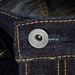 Iron Heart 634s 16oz Slubby Selvedge Jeans Classic Straight IH 634s SLB detail button