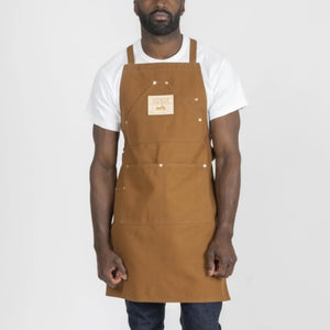 Iron Heart 17oz Duck Canvas Apron Brown IHG-057