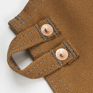 Iron Heart 17oz Duck Canvas Apron Brown IHG-057