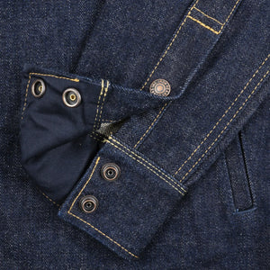 Iron Heart 18oz Vintage Selvedge Denim CPO Shirt Indigo IHSH-292