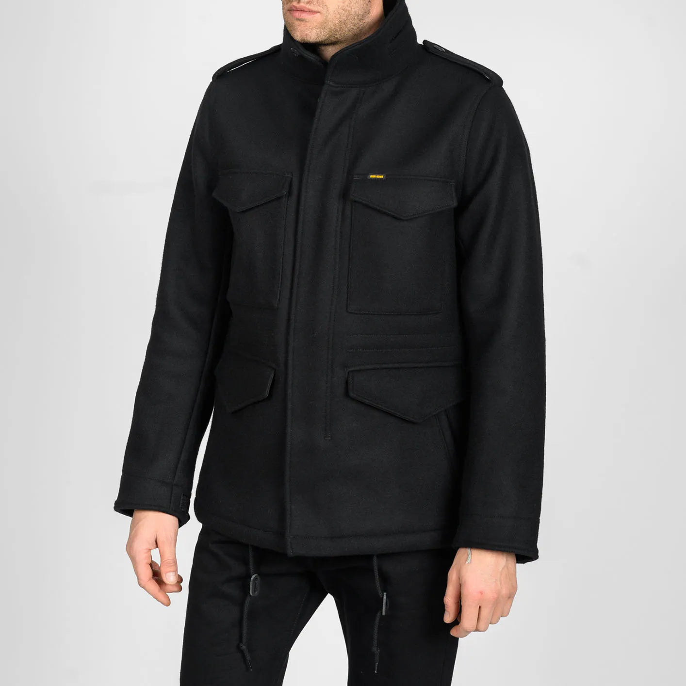 Iron Heart 21oz M65 Field Jacket Black – Made in Japan Iron Heart 21oz M65 Field Jacket Black – Made in Japan