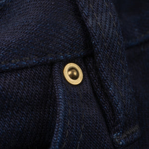 Iron Heart 21oz Serge Work Chino – Indigo Dyed / IH-829