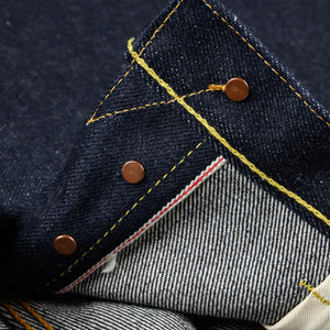 Iron Heart 634S 21oz Ultra Heavy Raw Selvedge Jeans Classic Straight detail selvedge button fly