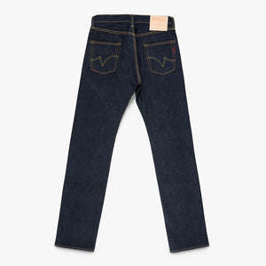 Iron Heart 634S 21oz Ultra Heavy Raw Selvedge Jeans Classic Straight backside flat