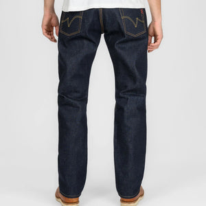Iron Heart 634S 21oz Ultra Heavy Raw Selvedge Jeans Classic Straight worn backside