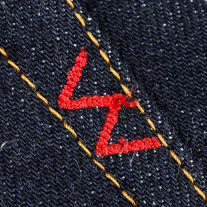 Iron Heart 634S 21oz Ultra Heavy Raw Selvedge Jeans Classic Straight detail stitching