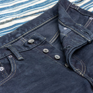 Iron Heart 777 Black Overdyed 21oz Selvedge Jeans – Slim Tapered / IH-777S-21OD