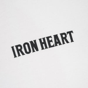 Iron Heart Samurai 7oz Loopwheeled TShirt White IHT634 detail front print