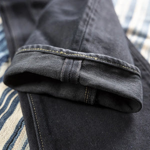 Iron Heart 888 Black Overdyed 21oz Selvedge Jeans – Relaxed Tapered / IH-888S-21OD