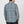 Iron Heart 9oz Selvedge Flannel Check Work Shirt Sax Blue IHSH442 worn backside