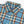 Iron Heart 9oz Selvedge Flannel Check Work Shirt Sax Blue IHSH442  detail collar closed