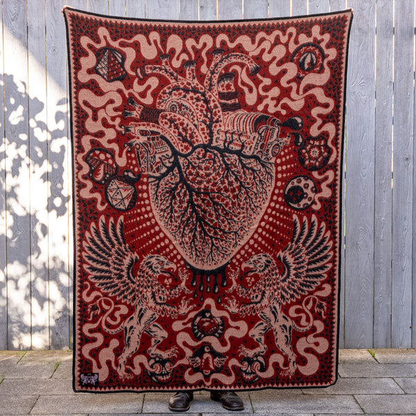 Iron Heart x Indigofera ‘Friendship’ Blanket – Norwegian Wool / IHxIF-01