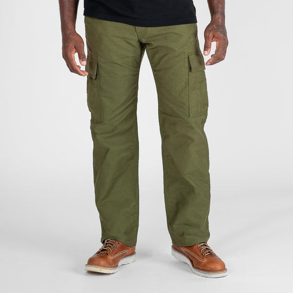 Iron Heart 12oz Whipcord Cargo Pants – Army Green / IH-738