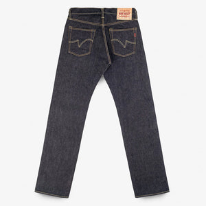 Iron Heart 634S 142 14oz Selvedge Jeans Classic Straight backside flat