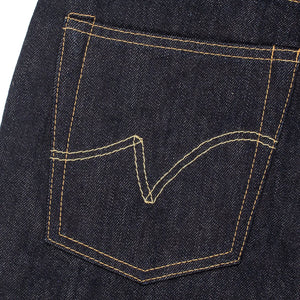 Iron Heart 634S 142 14oz Selvedge Jeans Classic Straight close up back pocket