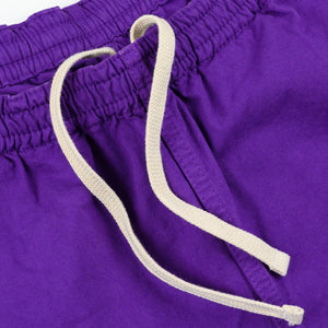 Iron Heart Cotton Easy Shorts Purple IH729 detail drawstring