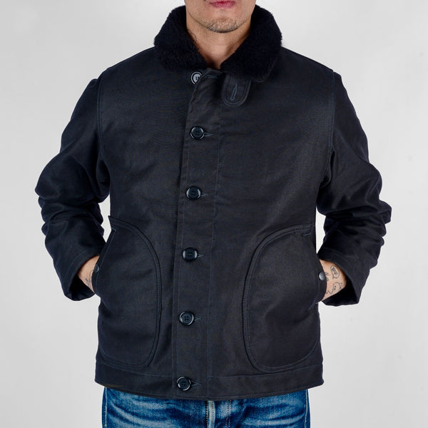 Iron Heart Whipcord N1 Deck Jacket – IHM-35 / Black