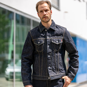 Iron Heart 21oz Selvedge Denim Modified Type III Jacket – IH-526PJ