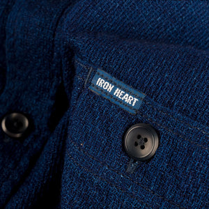 Iron Heart 5oz Double Gauze Summer Shirt – IHSH-417 / Indigo Dyed