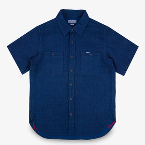 Iron Heart 5oz Double Gauze Summer Shirt – IHSH-417 / Indigo Dyed