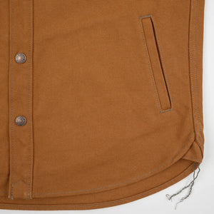 Iron Heart 17oz Duck CPO Western Shirt – Brown / IHSH-422