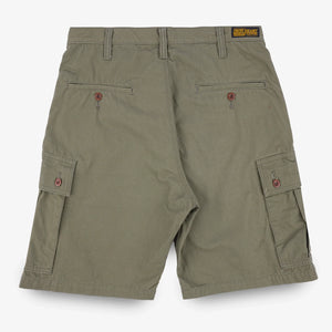 Iron Heart 9oz Canvas Military Cargo Shorts – IH-740 / Green