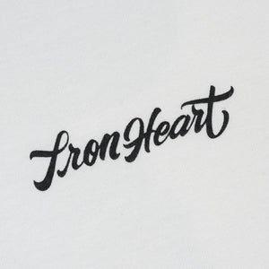 Iron Heart Octopus 7oz Loopwheeled TShirt White IHT-888 detail front print