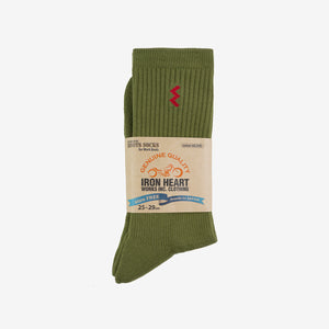 Iron Heart Work Boot Socks - Olive