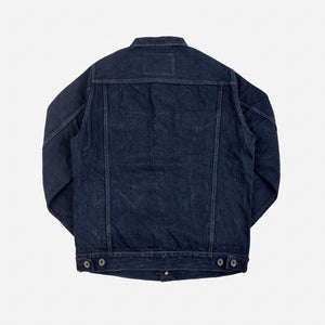 Iron Heart 16oz Slubby Selvedge Denim Modified Type III Jacket – Black Overdyed / IH-526J-SLBod