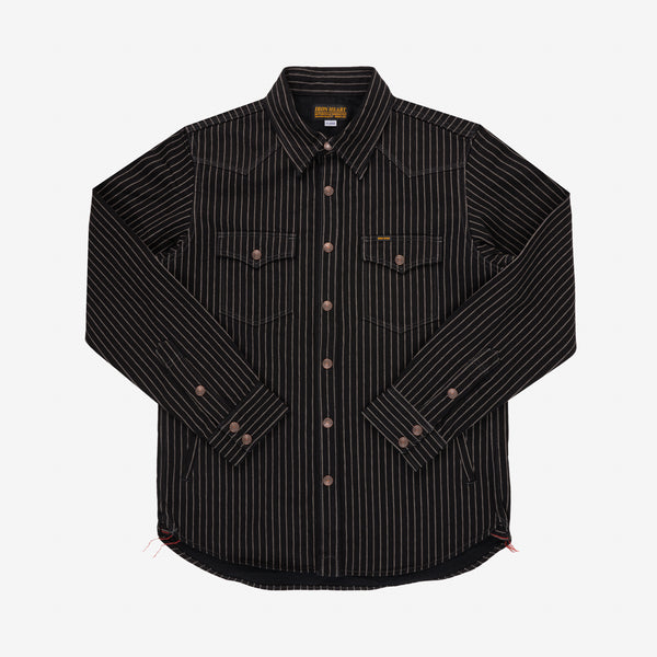 Iron Heart 12oz Wabash CPO Shirt – Black / IHSH-227