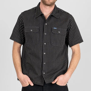Iron Heart 10oz Wabash Mechanic Shirt – Black / IHSH-416