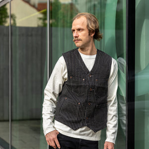 Iron Heart 12oz Wabash Work Vest – IHV-02 Black