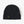 Iron Heart Wool Ribbed Beanie Black IHG080 front