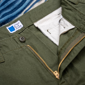 Japan Blue 9,5oz Fatigue Ripstop Modern Military Cargo – Olive Drab / Loose Straight