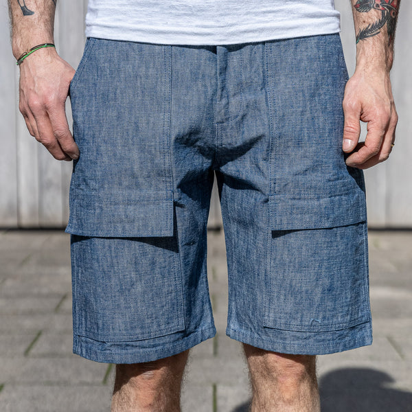 Japan Blue 14oz Heavy Chambray Shorts