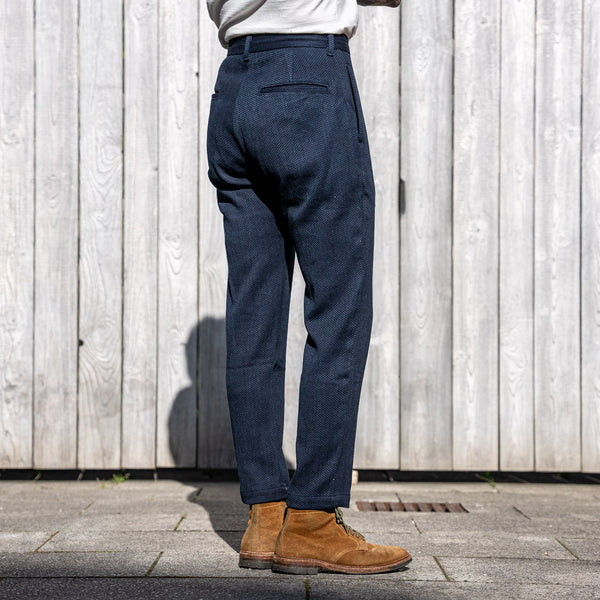 Japan Blue 11oz Sashiko Easy Pants Trousers – Indigo Dyed / Regular Tapered