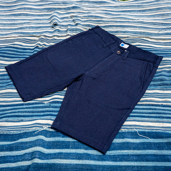 Japan Blue 11oz Sashiko Shorts - Indigo Dyed