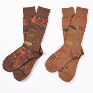 John Lofgren Boot Socks - Happy Hunting Ground / 2-Pack Box