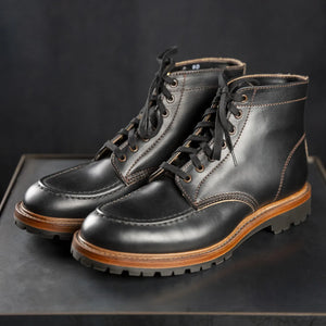 John Lofgren Chapman Boots Black Horween Chromexcel Leather profile pair
