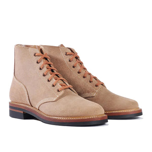 John Lofgren M43 Service Shoes Natural Roughout Chromexcel pair semi profile