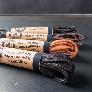 john lofgren cotton boot laces close up