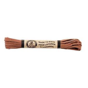 John Lofgren 44 inch Flat Cotton Boot Laces Brown