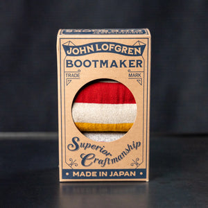 John Lofgren Boot Socks Frontier Striped Pack of 2 box front