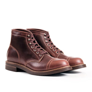 John Lofgren Combat Boots Timber Horween Chromexcel Leather pair semi profile