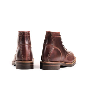 John Lofgren Combat Boots Timber Horween Chromexcel Leather pair backside