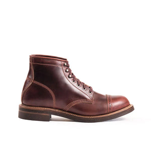 John Lofgren Combat Boots Timber Horween Chromexcel Leather profile