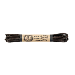 John Lofgren 51 inch Round Waxed Cotton Boot Laces Brown
