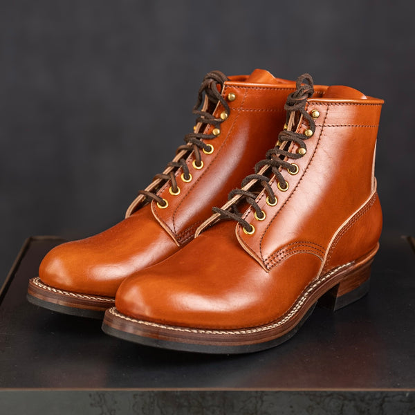 John Lofgren Steel Gang Boots – Camel / Shinki Hikaku Horsebutt